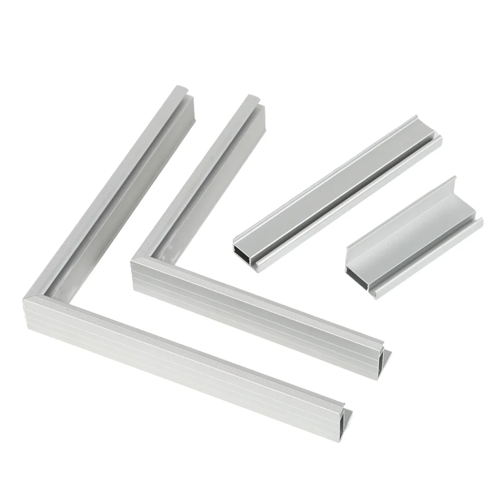 Perfil extruido de aluminio para marcos de paneles solares - Aluminio...
