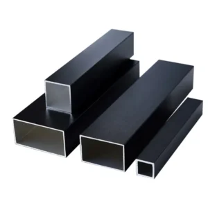 Black Square Tube Aluminium Curtain Wall Extrusion Profiles - Aluminium Extrusion Profiles - laluxalu.com