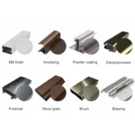 Profilés d'extrusion en aluminium