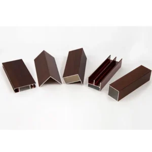Wood Grain Aluminium Casement Window Extrusion Profile - ...
