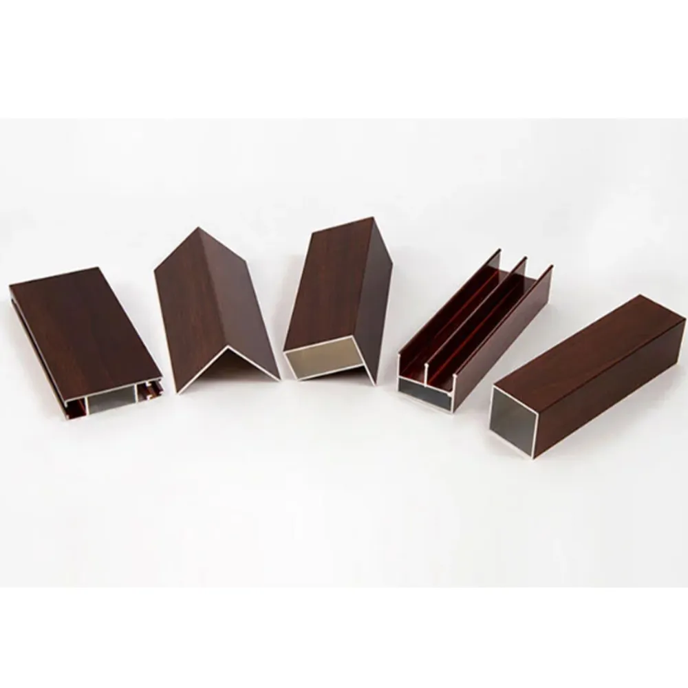 Wood Grain Aluminium Casement Window Extrusion Profile - ...