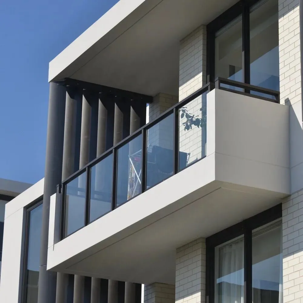 Aluminium Glass Balcony Handrail System - Aluminium Extru...