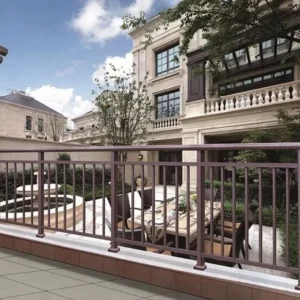 Villa Outdoor Aluminium Baluster Handrail - Aluminium Ext...