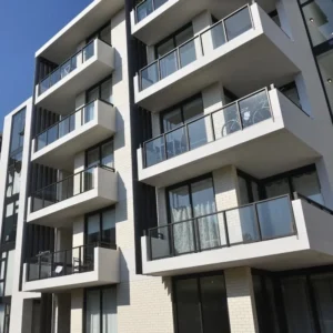 Modern Commercial Aluminium Glass Balcony Handrail - Alum...