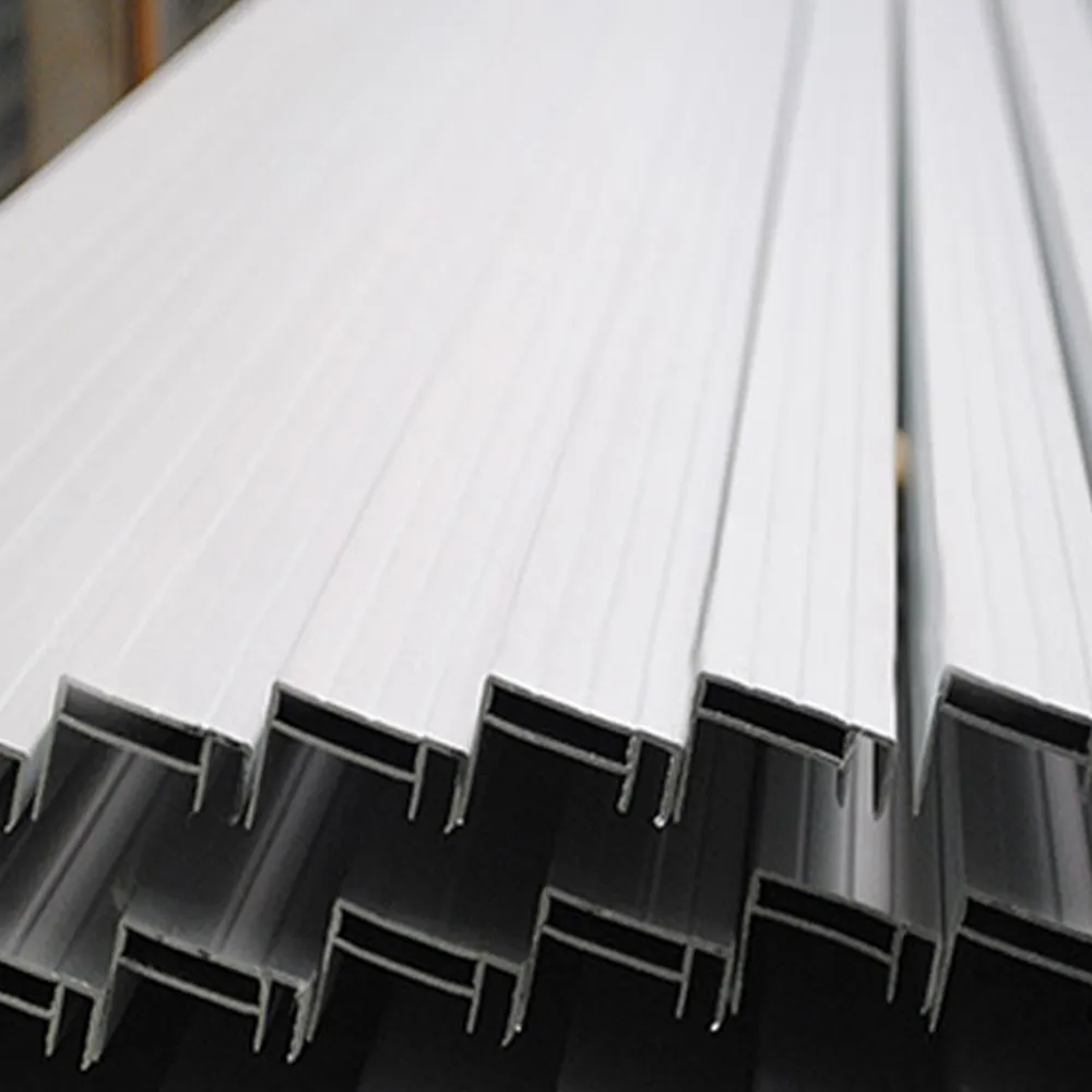 Single Groove Extruded Aluminium Solar Mounting Frame Profile - Aluminium Extrusion Profiles - laluxalu.com
