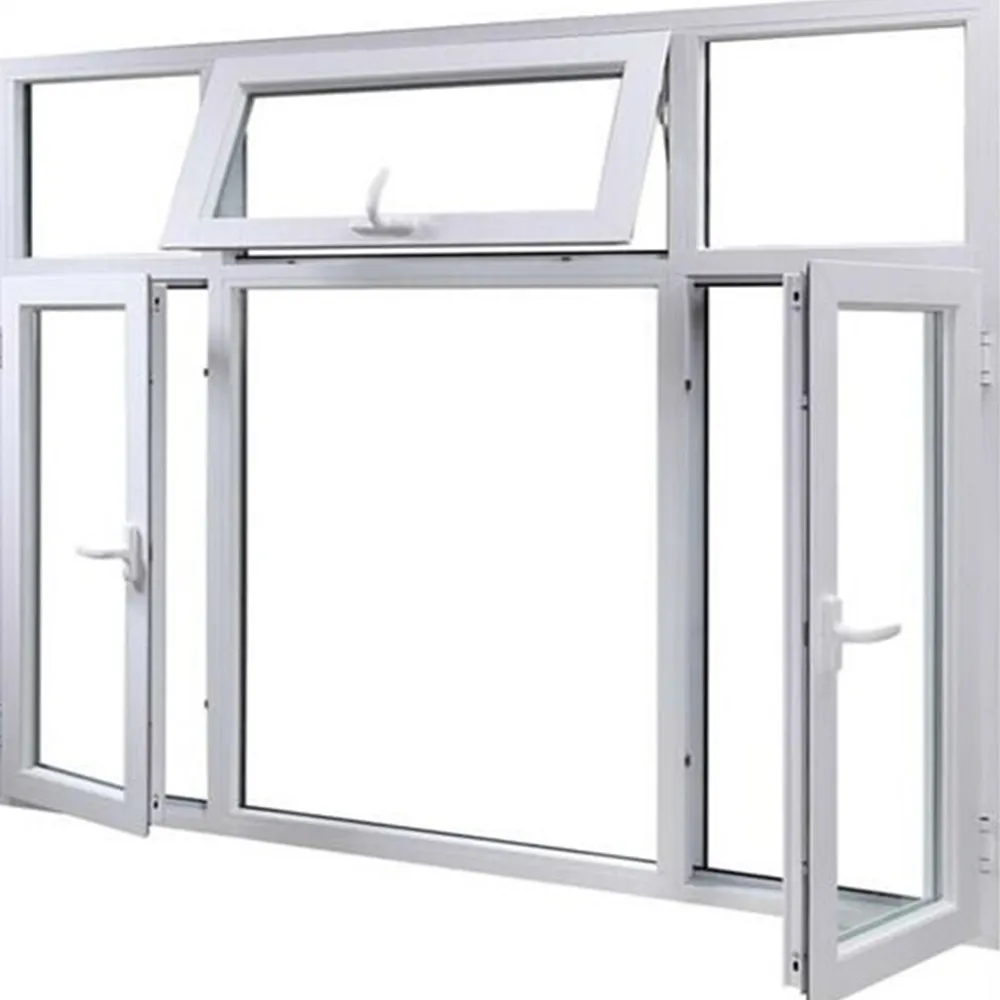 Thermal Break Combined Fixed & Awning Aluminium Window - Aluminium Extrusion Windows & Doors - laluxalu.com