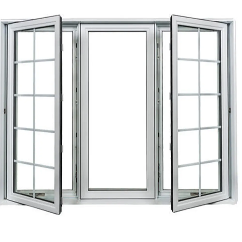 Thermal Break Grille Design French Casement Aluminium Window</trp-post-contain...