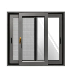 Thermal Break Sliding Aluminium Window With Mosquito Net ...