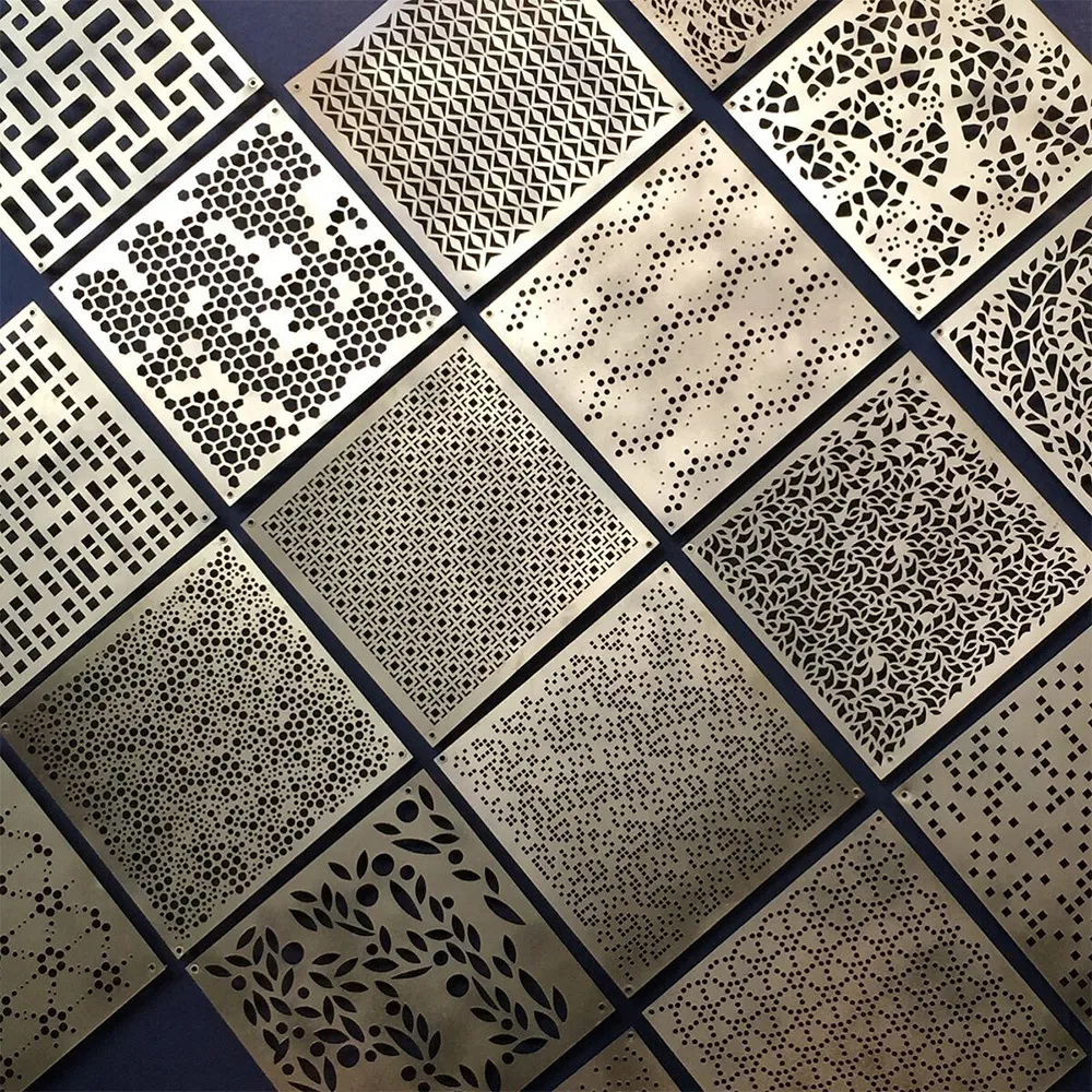 Panneau décoratif en aluminium sculpté à motifs variés - Aluminium...