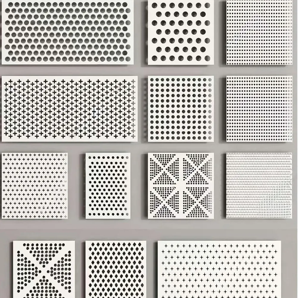 Mixed Specification Square Round Hole Perforated Aluminium Panel - Aluminium Extrusion Solid Panels - laluxalu.com