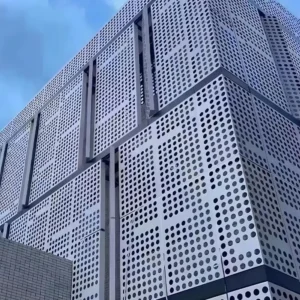 Exterior Building Facade Perforated Aluminium Wall Cladding Panel</trp-post-co...