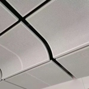 Curved Surface Splicing Perforated Aluminium Solid Panel - Aluminium Extrusion Solid Panels - laluxalu.com