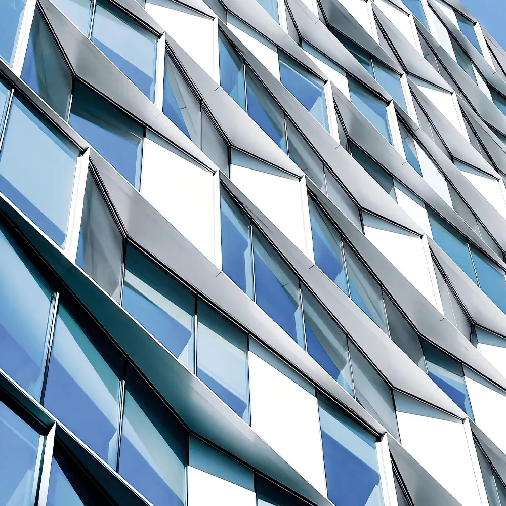 Aluminium Unitized Curtain Wall Profile For Irregular Facade Design - Aluminium Extrusion Curtain Wall & Facade - lalu...