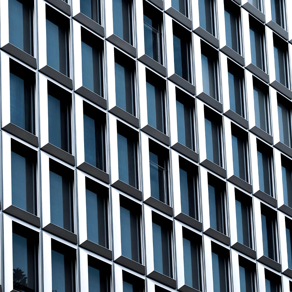 Square Grid Aluminium Unitized Curtain Wall Extrusion Section</trp-post-contai...